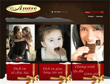 Tablet Screenshot of amore-chocolate.com